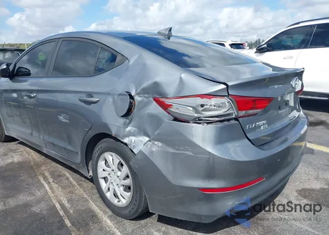 2017 Hyundai Elantra Se из США, поврежденный, VIN KMHD74LF3HU075019